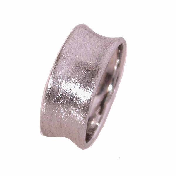 Ring silver model for men with band
