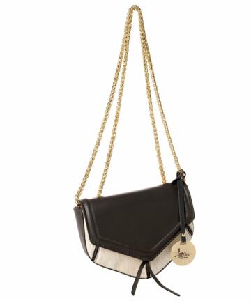 Gold Chain Small-Soft Movie Leather & Haircalf Bag (29001M1)
