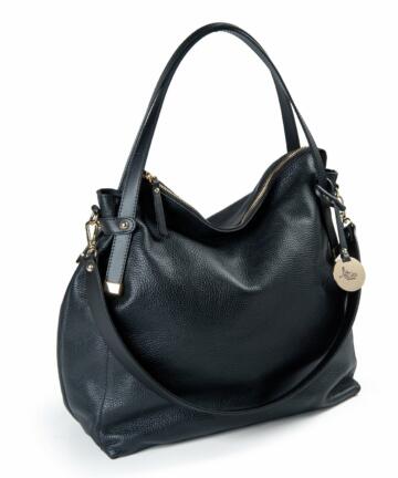 Dollaro Leather Medium Shoulder Bag (B68)
