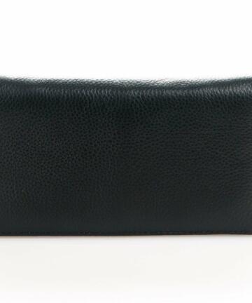 Luna Wallet in Genine Leather - BLACK
