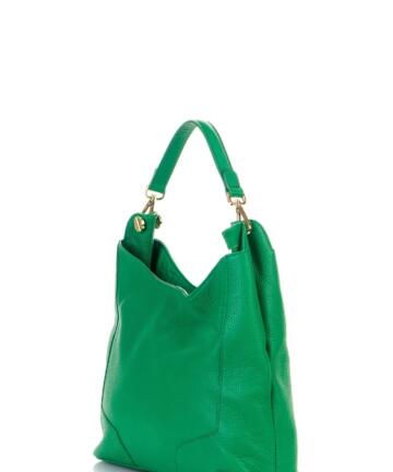 Hanna Genuine dollar  leather bag - GREEN