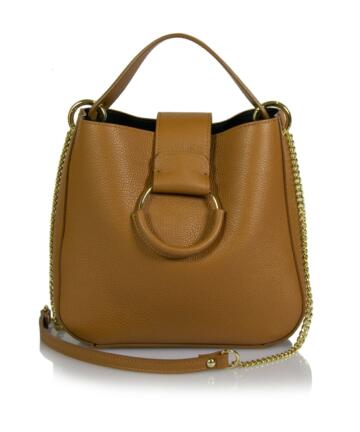 JULIENT Cinzia Tote Genuine Dollar Leather Bag - Leather
