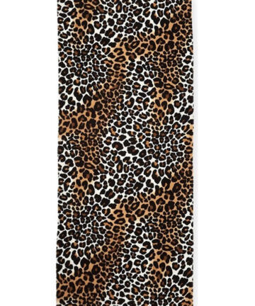 100 19 015 Natural Leopard Woven Front