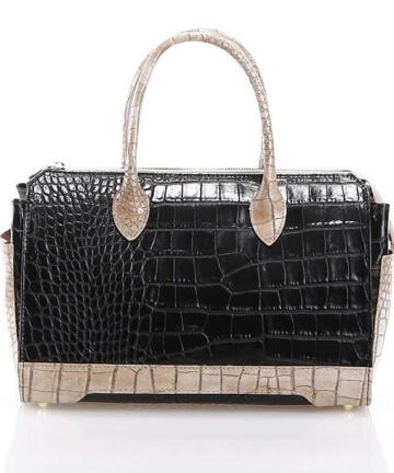 JULIENT - Dolly Genuine Leather Calf Buffered Crocodile Bag - Main