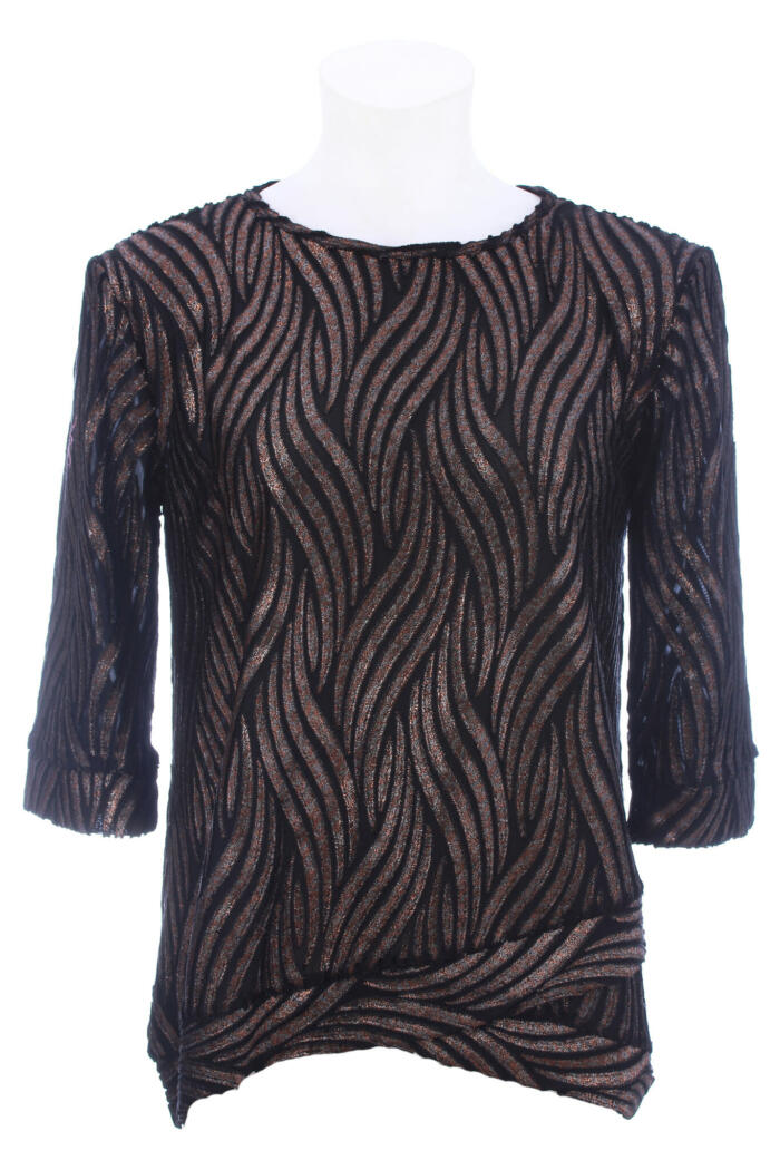 SW08 Bronze Lame Top 100� Polyester